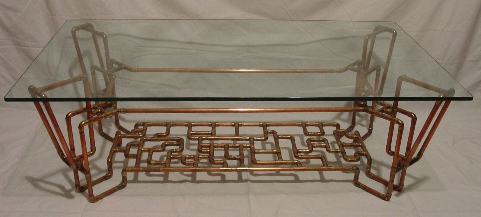 Copper Pipe Coffee Table