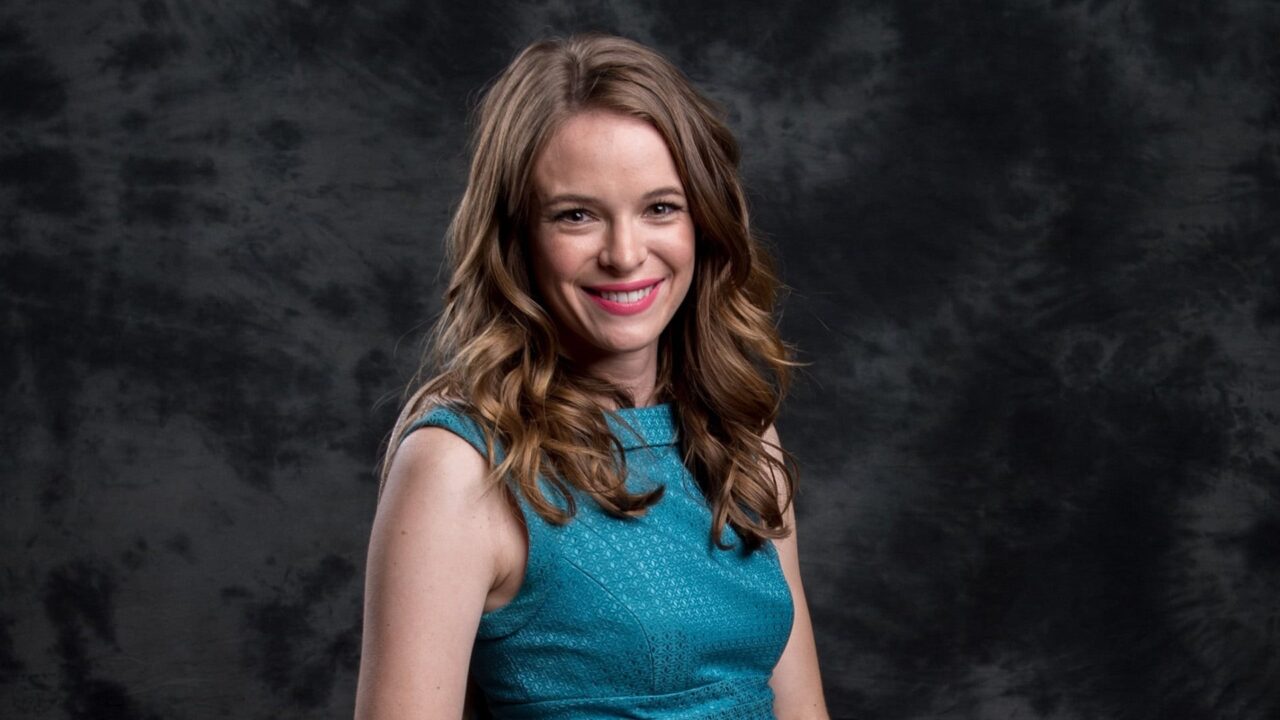 Danielle Panabaker Teal Dress