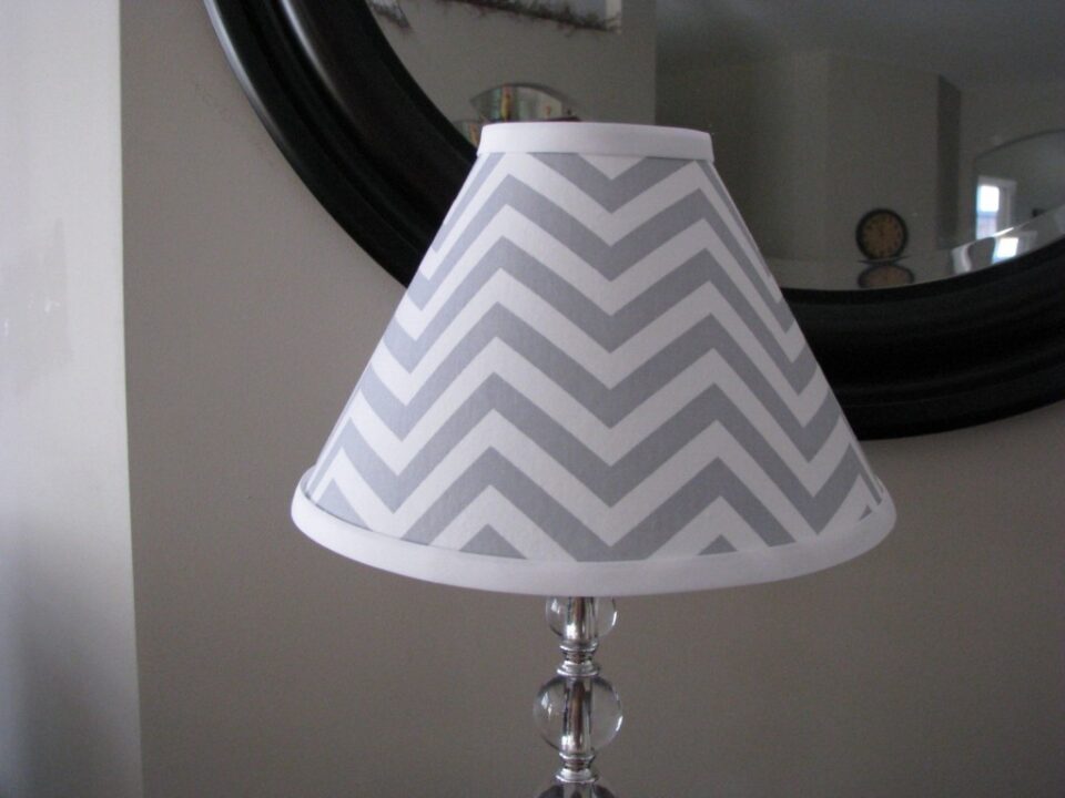 Grey lampshades