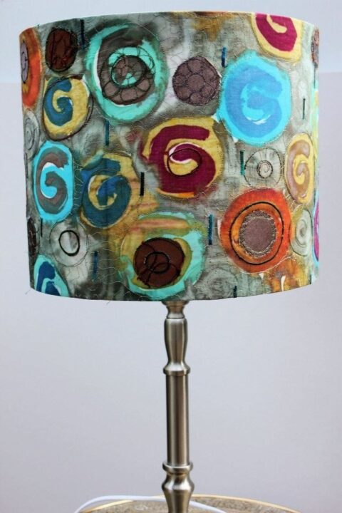 Hand painted lampshades