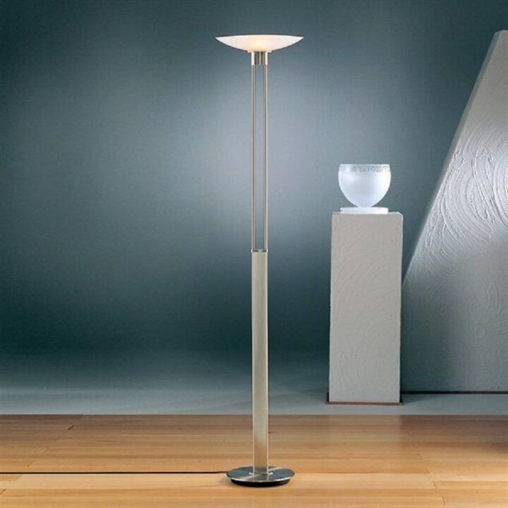 Torchiere floor lamp glass shades