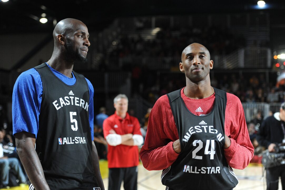 Kevin Garnett and Kobe Bryant